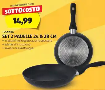 ALDI Tognana set 2 padelle 24 & 28 cm offerta