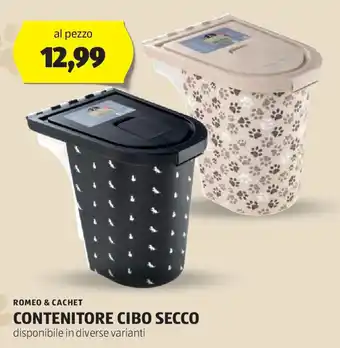 ALDI Romeo & cachet contenitore cibo secco offerta