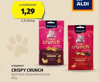 ALDI Vitakraft crispy crunch offerta