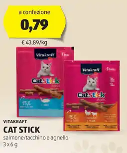 ALDI Vitakraft cat stick offerta