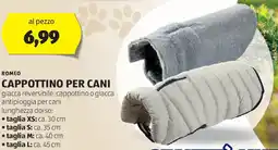 ALDI Romeo cappottino per cani offerta