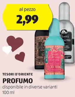 ALDI Tesori d'oriente profumo offerta