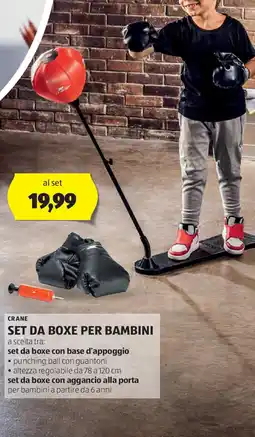 ALDI Crane set da boxe per bambini offerta