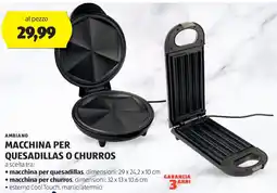 ALDI Ambiano macchina per quesadillas o churros offerta