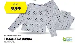 ALDI Up 2 fashion women pigiama da donna offerta