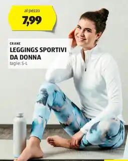 ALDI Crane leggings sportivi da donna offerta