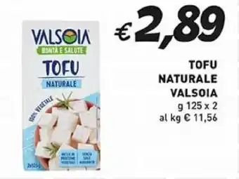 Coal Tofu naturale VALSOIA offerta