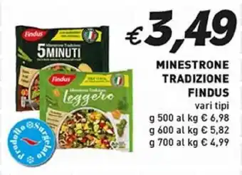 Coal Minestrone tradizione FINDUS offerta