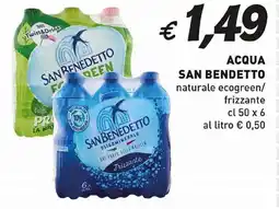 Coal ACQUA SAN BENDETTO naturale ecogreen/ frizzante offerta