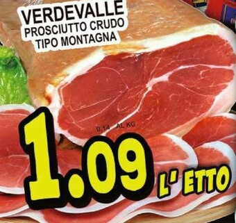Sacoph Prosciutto crudo offerta