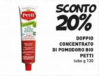 Coal Doppio concentrato di pomodoro bio PETTI offerta