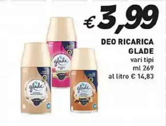 Coal Deo ricarica GLADE offerta