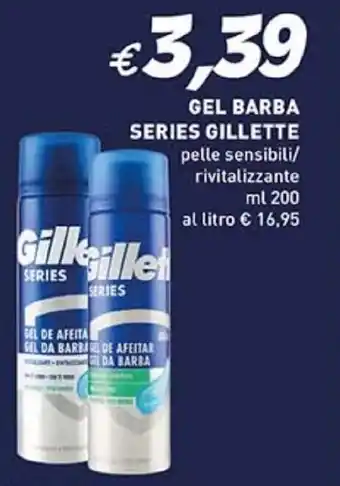 Coal GEL BARBA SERIES GILLETTE pelle sensibili/ rivitalizzante offerta