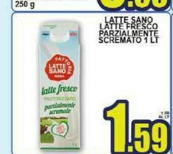 Sacoph Latte parzialmente scremato offerta