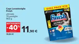 Carrefour Caps Lavastoviglie Finish offerta