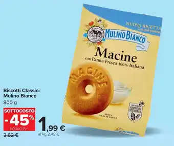 Carrefour Biscotti Classici Mulino Bianco offerta