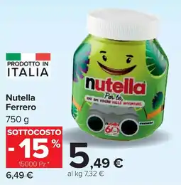 Carrefour Nutella Ferrero offerta