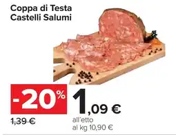 Carrefour Coppa di Testa Castelli Salumi offerta