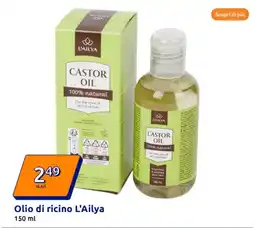 Action Olio di ricino L'Ailya offerta