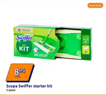 Action Scopa Swiffer starter kit offerta