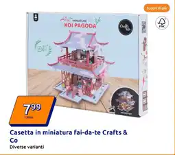 Action Casetta in miniatura fai-da-te Crafts & Co offerta