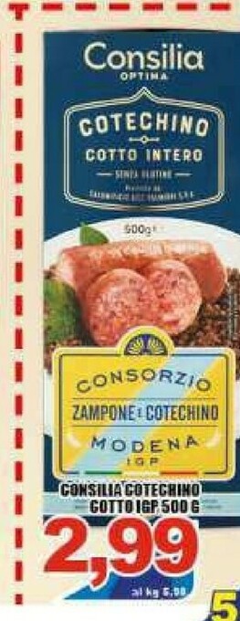 Sacoph Cotechino offerta