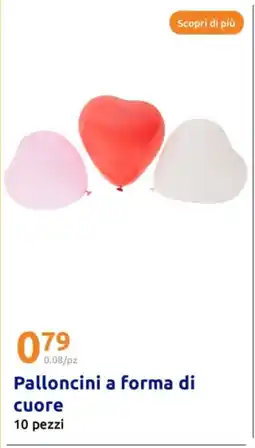 Action Palloncini a forma di cuore offerta