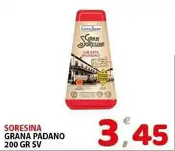 Il Centro Superstore Soresina grana padano offerta