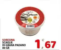 Il Centro Superstore Soresina scaglie di grana padano offerta