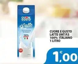 Il Centro Superstore Cuore e gusto latte uht p.s 100% italiano offerta