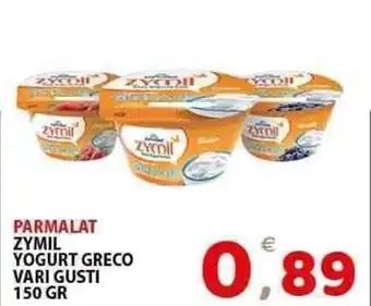 Il Centro Superstore Parmalat zymil yogurt greco vari gusti offerta