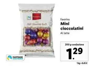 Mini cioccolatini
