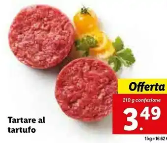 Lidl Tartare al tartufo offerta