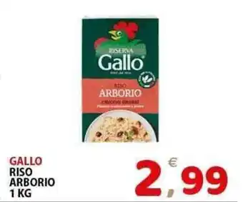 Il Centro Superstore Gallo riso arborio offerta