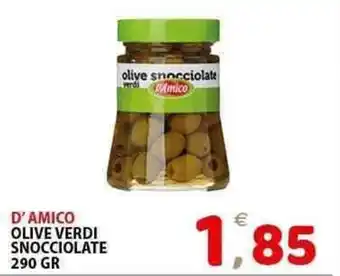 Il Centro Superstore D'amico olive verdi snocciolate offerta