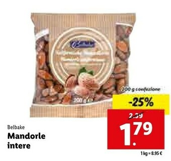 Lidl Mandorle intere offerta
