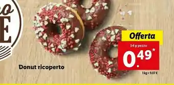 Lidl Donut ricoperto offerta