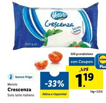Lidl Crescenza offerta