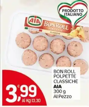 Crai Bon roll polpette classiche AIA offerta