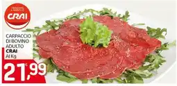 Crai Carpaccio di bovino adulto CRAI offerta