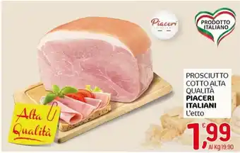 Crai Prosciutto cotto alta qualità piaceri italiani offerta