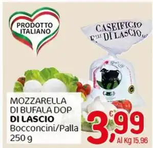 Crai Mozzarella di bufala dop di lascio bocconcini/palla offerta