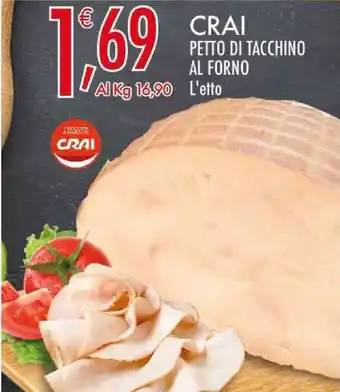 Crai CRAI Petto di tacchino al forno offerta