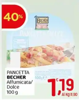 Crai Pancetta BECHER Affumicata/ Dolce offerta