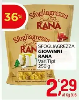 Crai Sfogliagrezza GIOVANNI RANA offerta