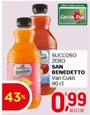 Crai Succoso zero SAN BENEDETTO offerta