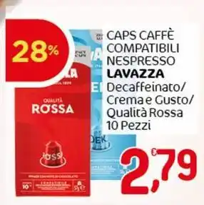 Crai Caps caffè compatibili nespresso LAVAZZA offerta