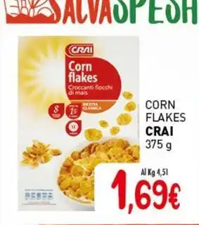 Crai Corn flakes CRAI offerta