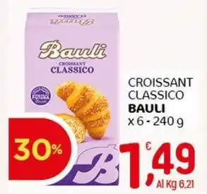 Crai Croissant classico BAULI offerta