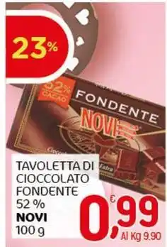 Crai Tavoletta di cioccolato fondente 52% NOVI offerta